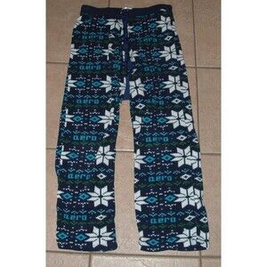 AERO Navy Blue Jr Sz Small Elastic Waist Soft Fleece Low Rise Lounge Sleep Pants